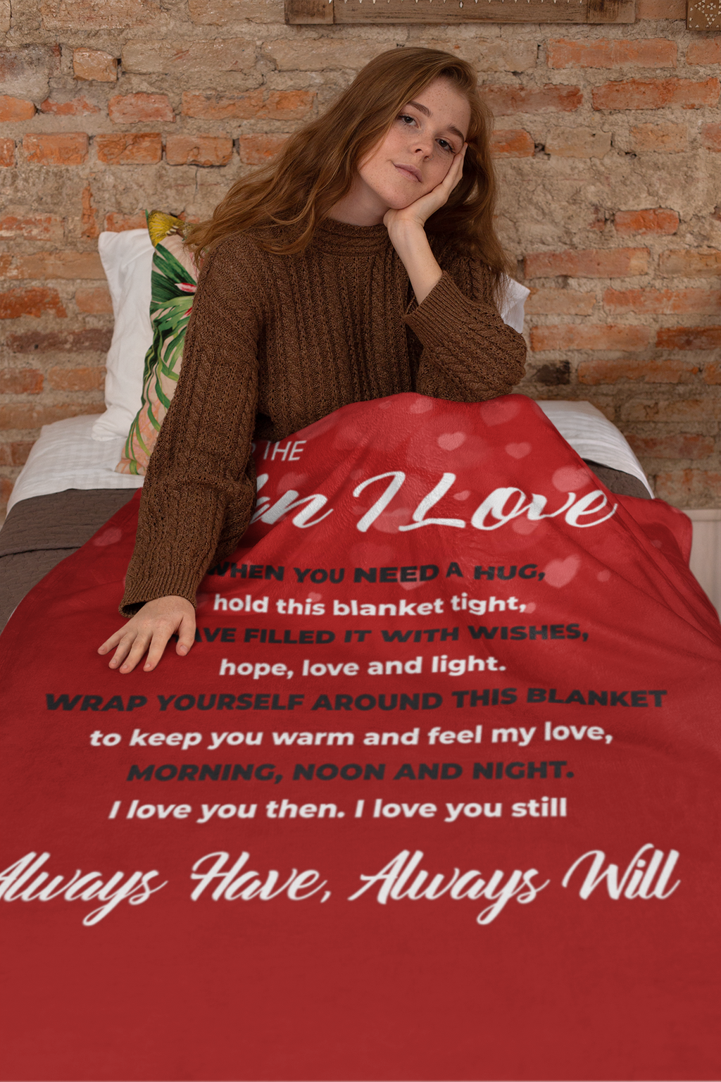 To the Man I Love - Premium Blanket RD