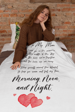 Load image into Gallery viewer, To My Man (white) -  Premium Blanket
