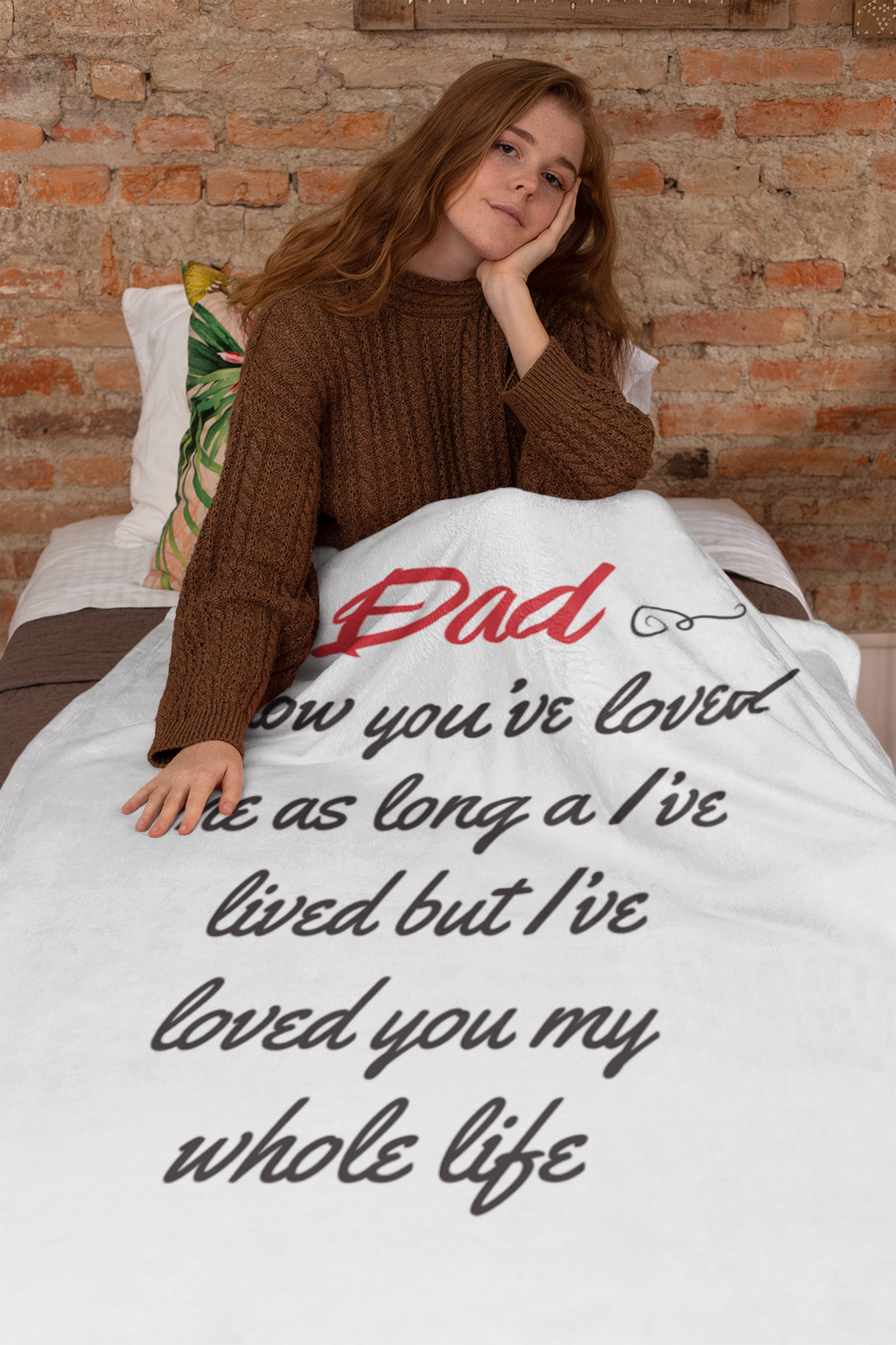 Dad Premium Fleece Blanket III