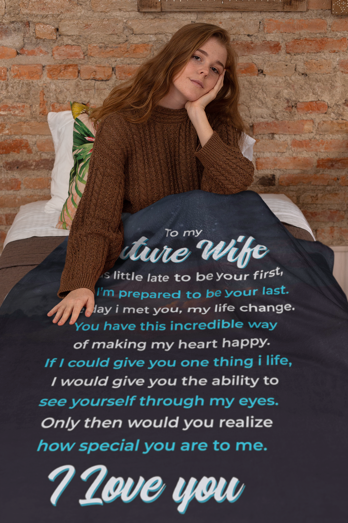To my Future Wife - Premium Blanket BK