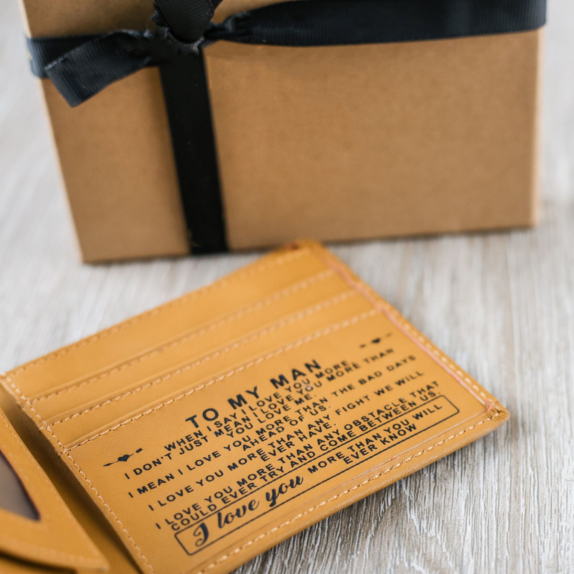 BW - To My Man Genuine Leather Wallet