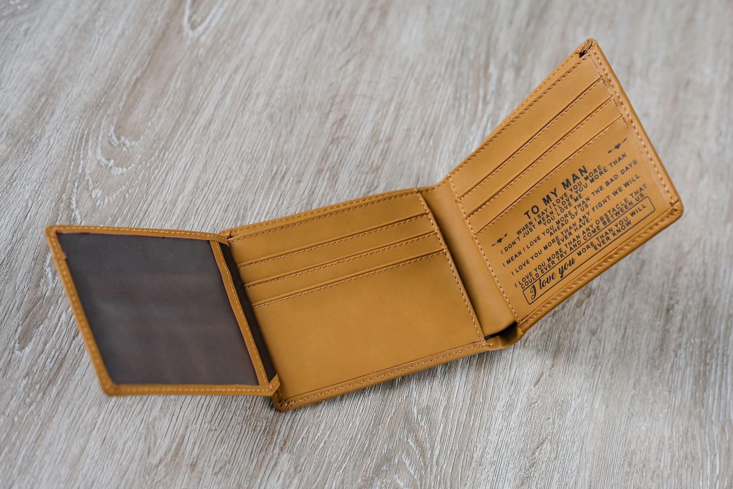 BW - To My Man Genuine Leather Wallet