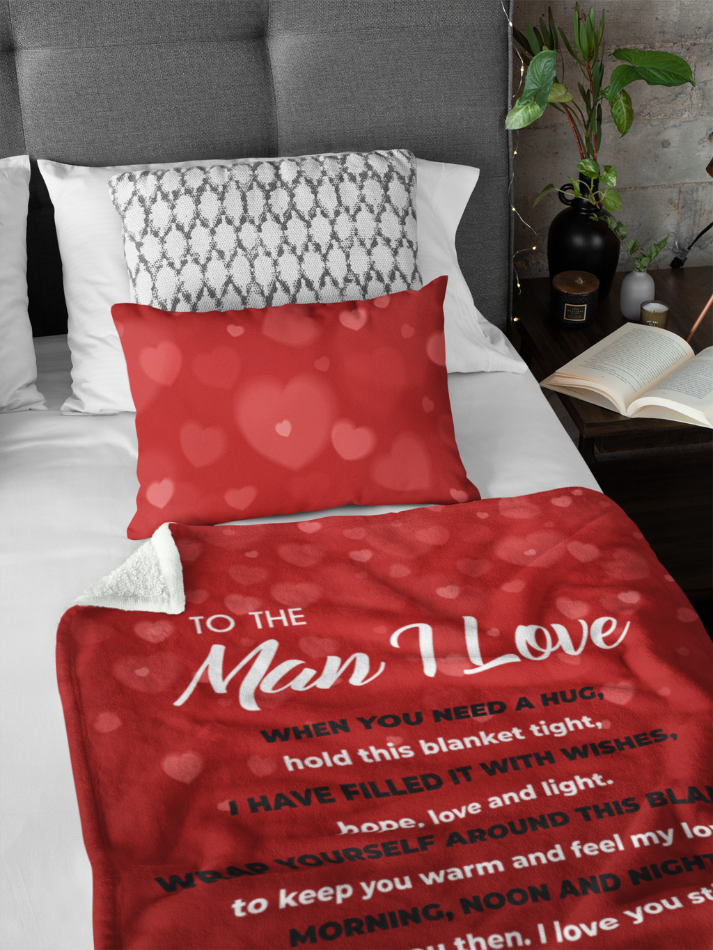 To the Man I Love - Premium Blanket RD