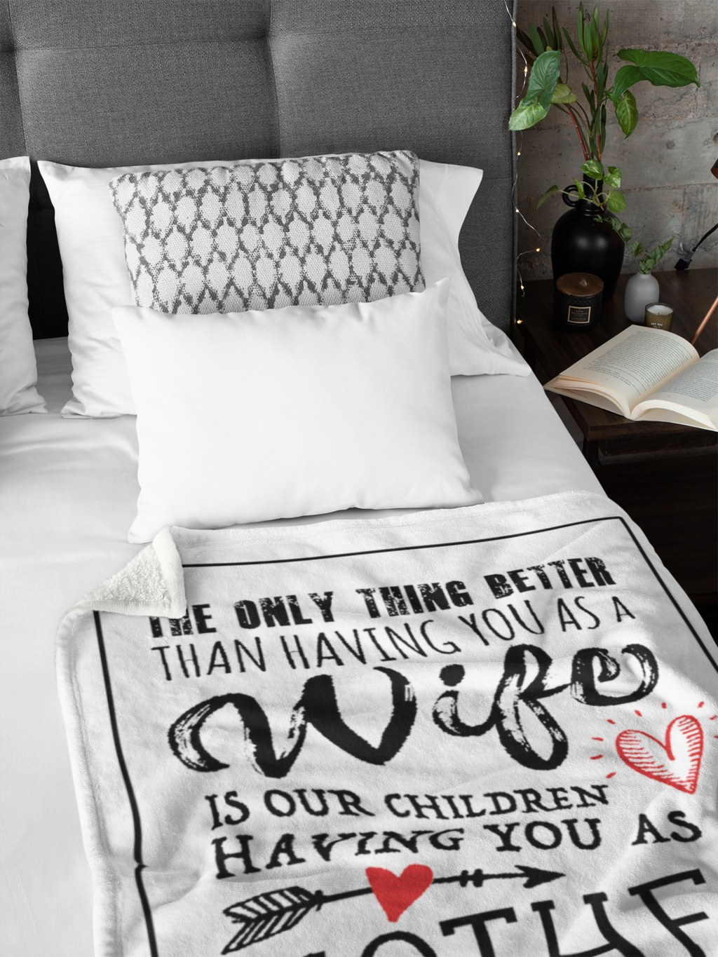 Wife Premium Fleece Blanket II