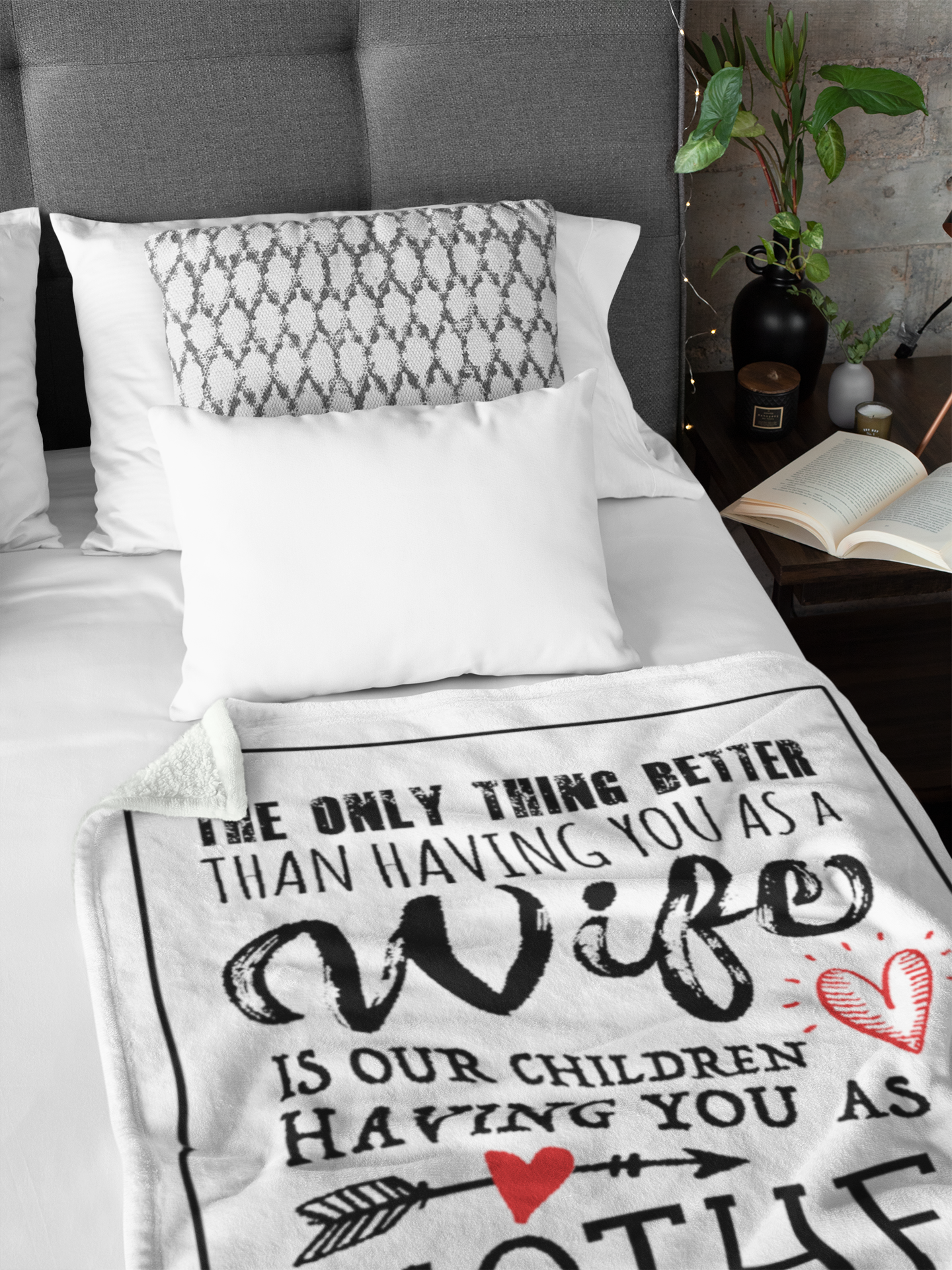 Wife Premium Fleece Blanket II