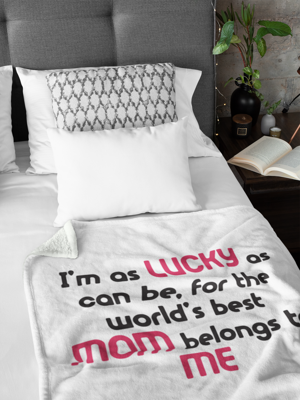 Mom Premium Fleece Blanket VII