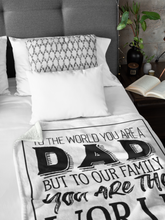 Load image into Gallery viewer, Dad Premium Fleece Blanket I
