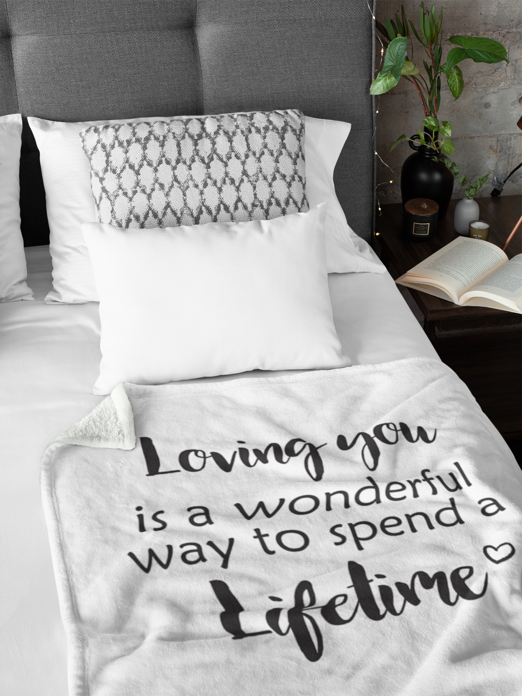 Loving you Premium Fleece Blanket