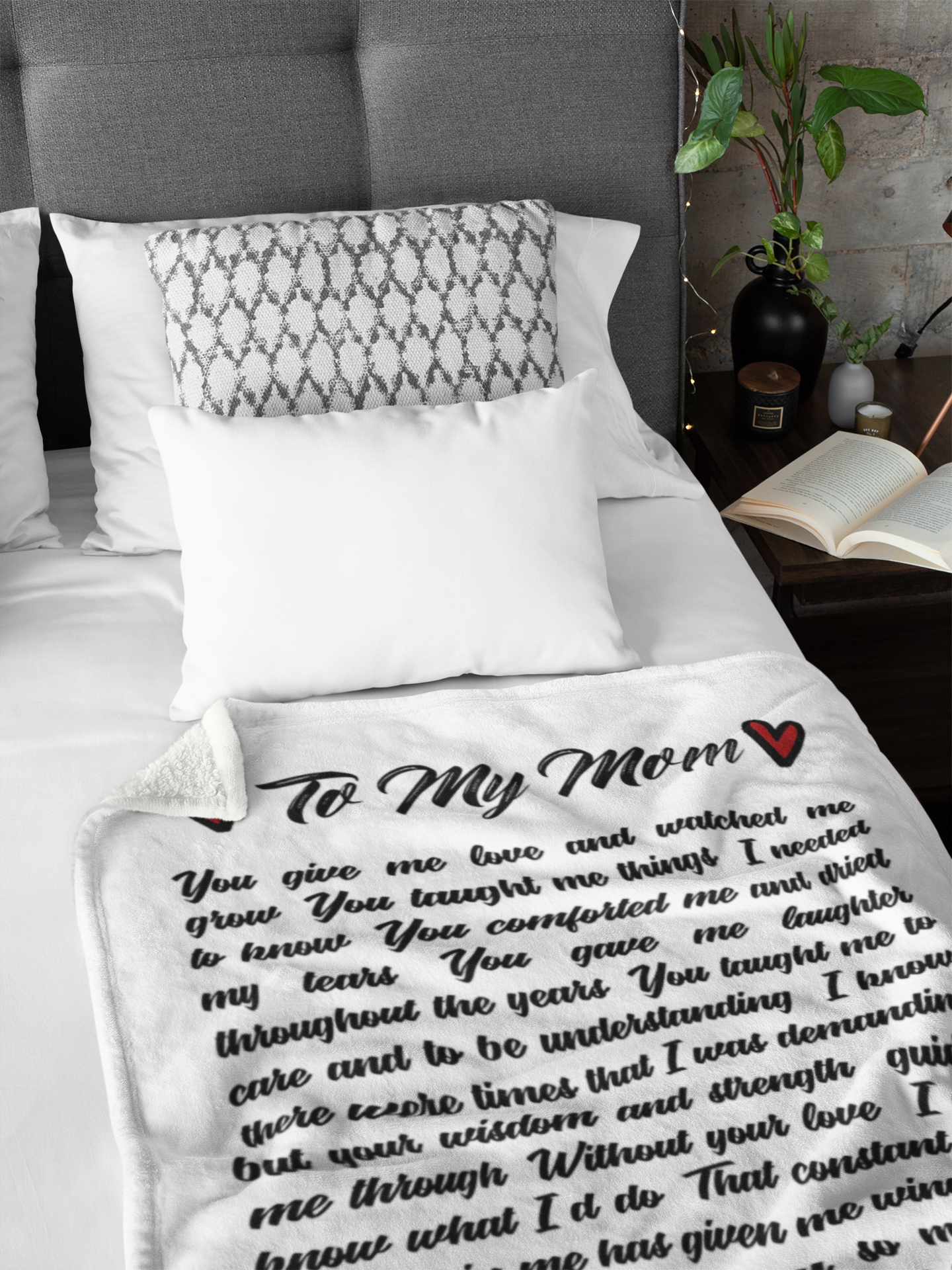 Mom Premium Fleece Blanket IV
