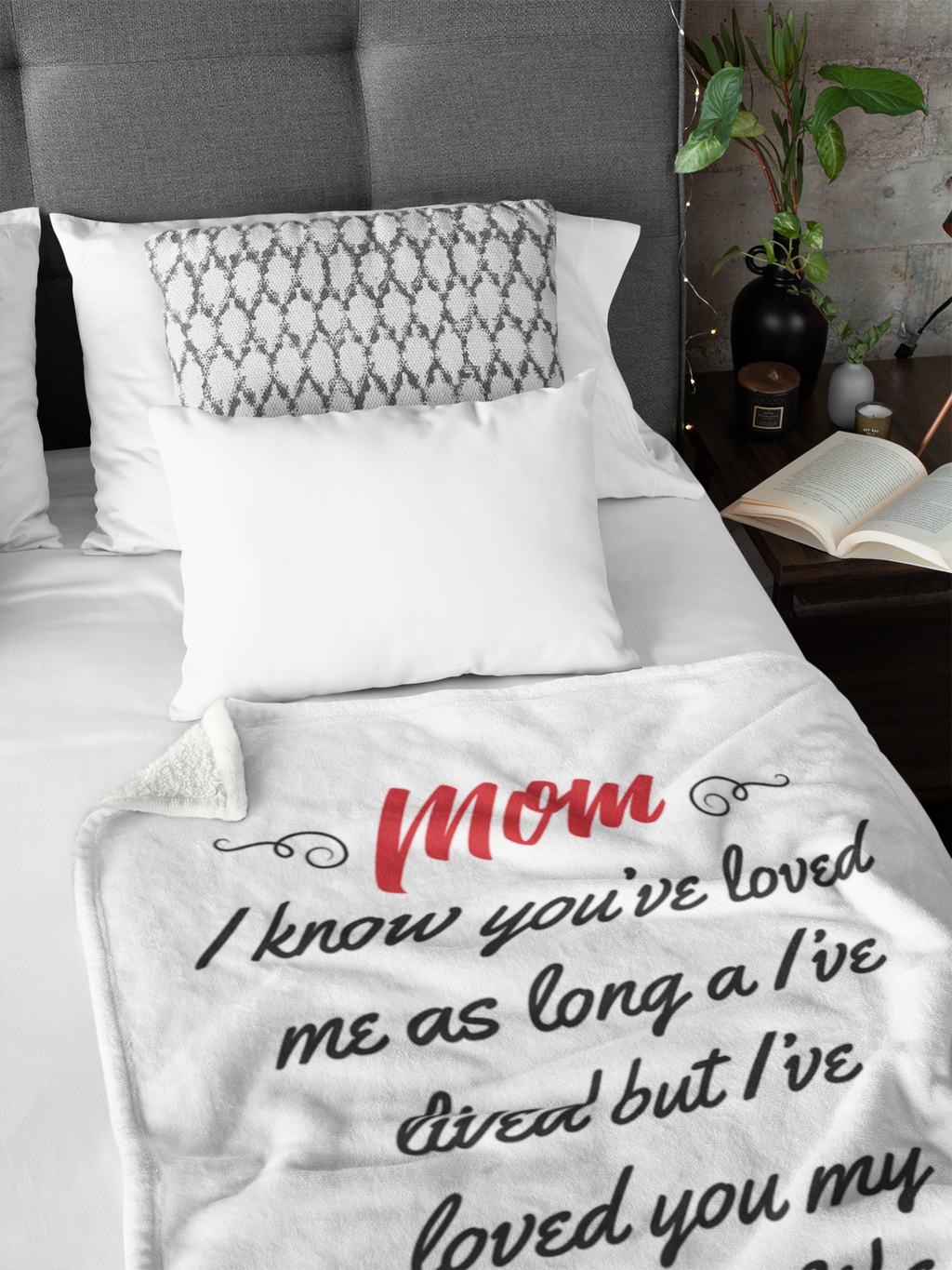 Mom Premium Fleece Blanket VI
