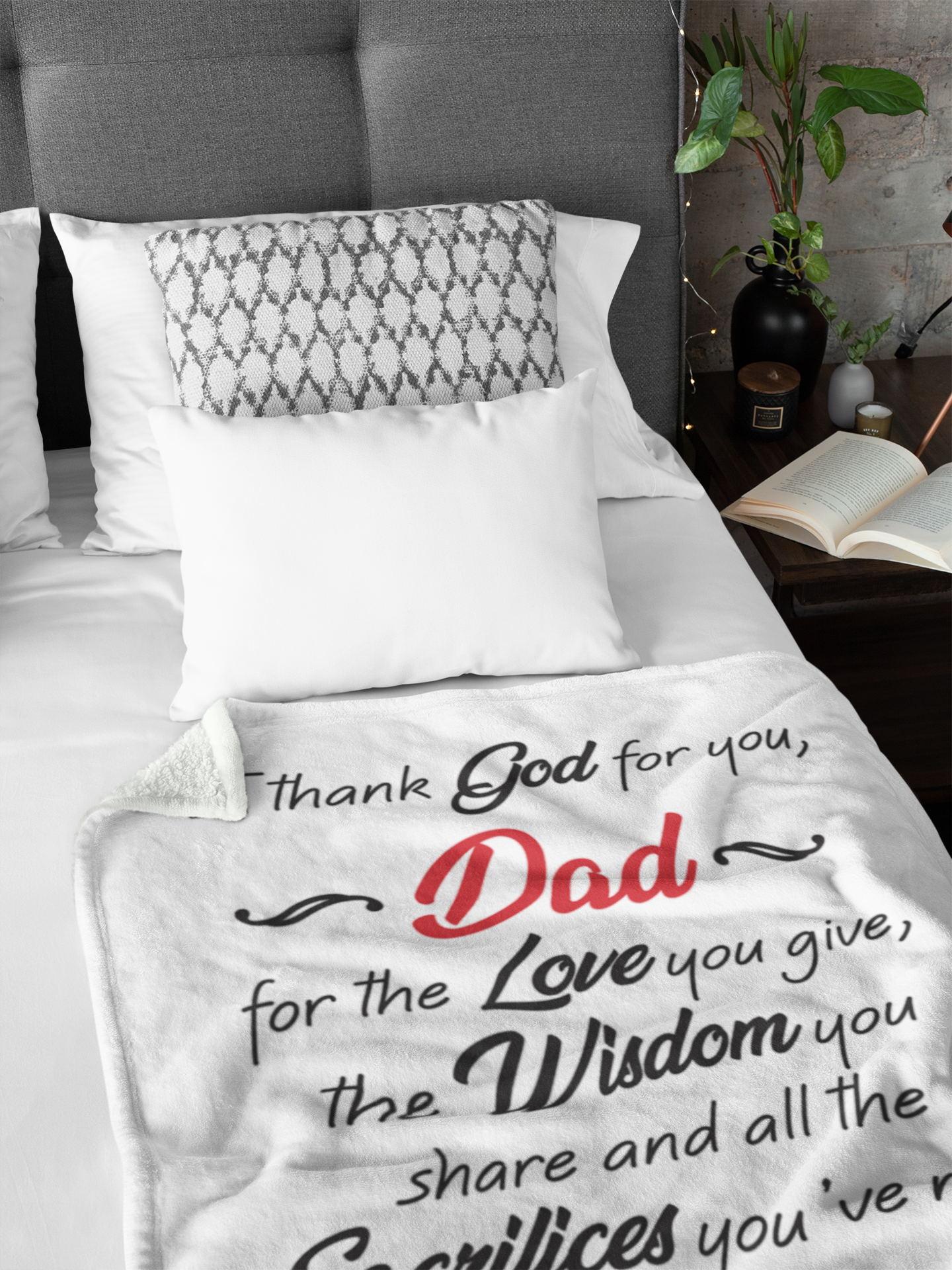 Dad Premium Fleece Blanket II