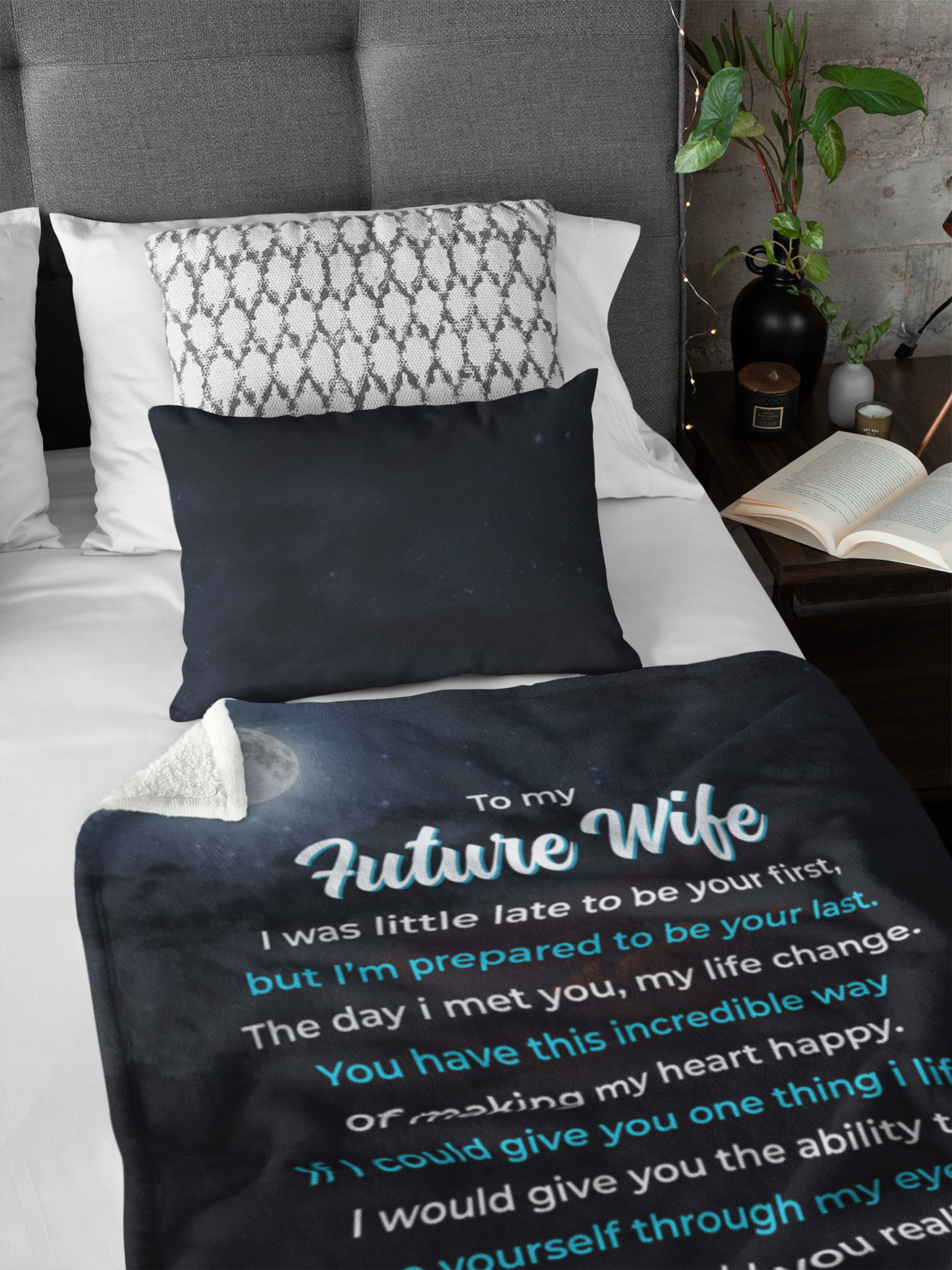 To my Future Wife - Premium Blanket BK