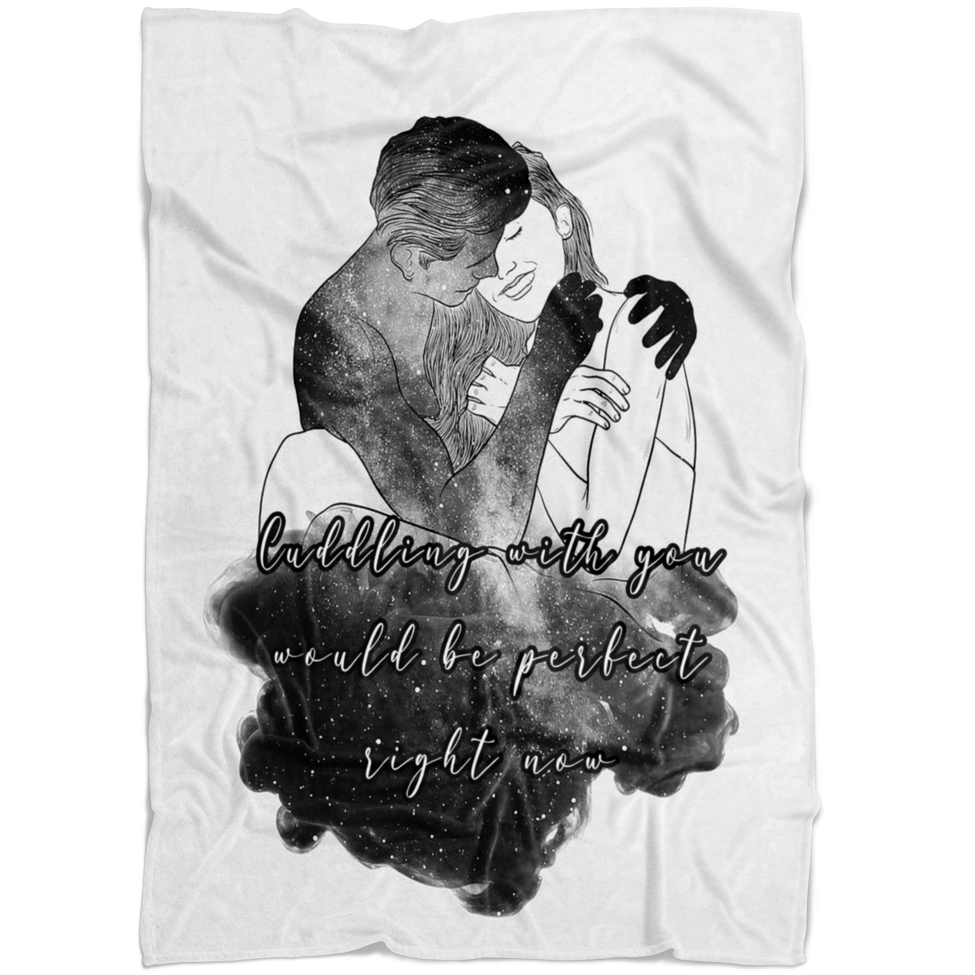 Cuddling with You - Premium Fleece Blanket