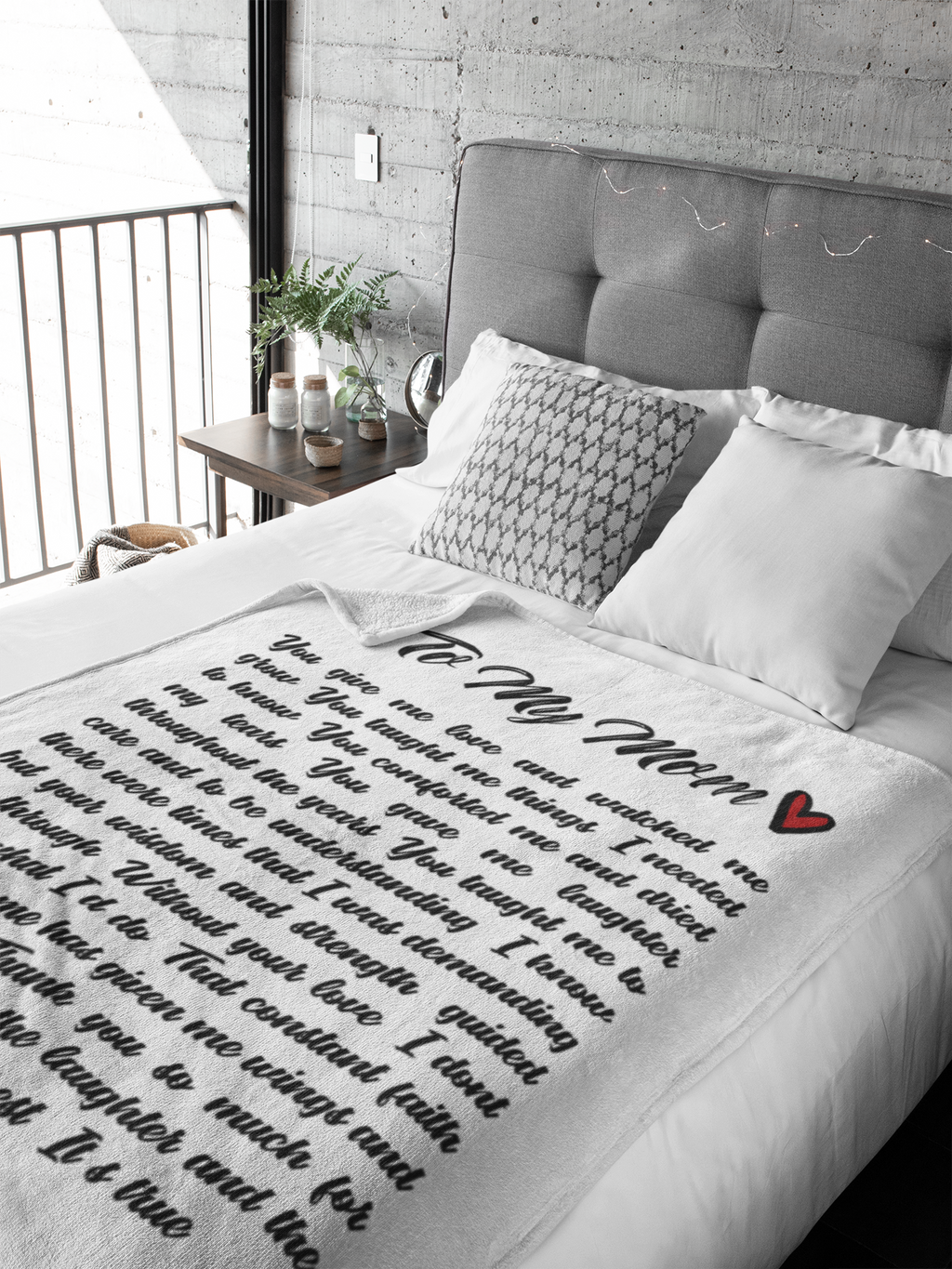 Mom Premium Fleece Blanket IV