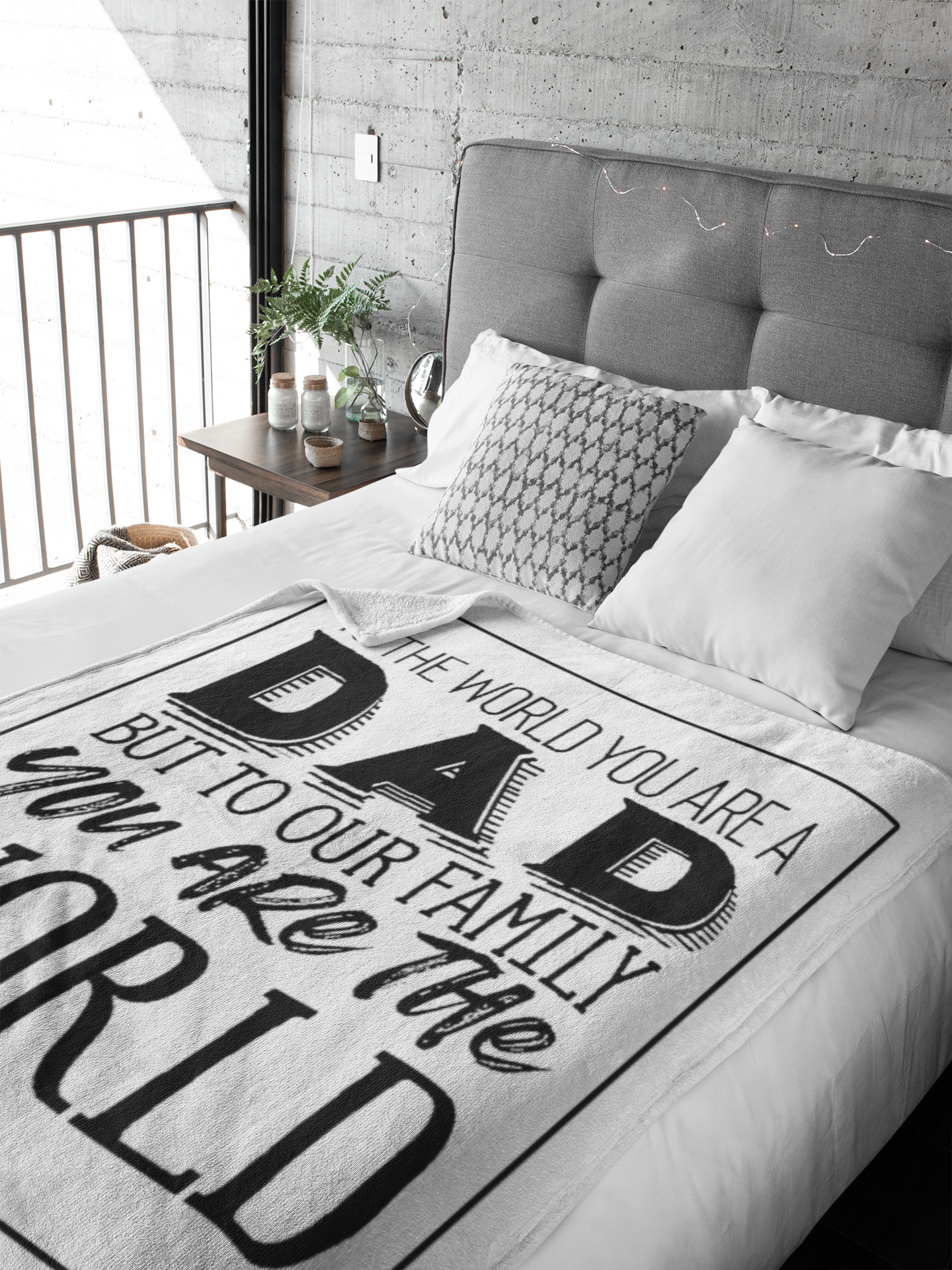 Dad Premium Fleece Blanket I