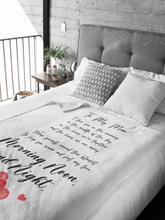 Load image into Gallery viewer, To My Man (white) -  Premium Blanket

