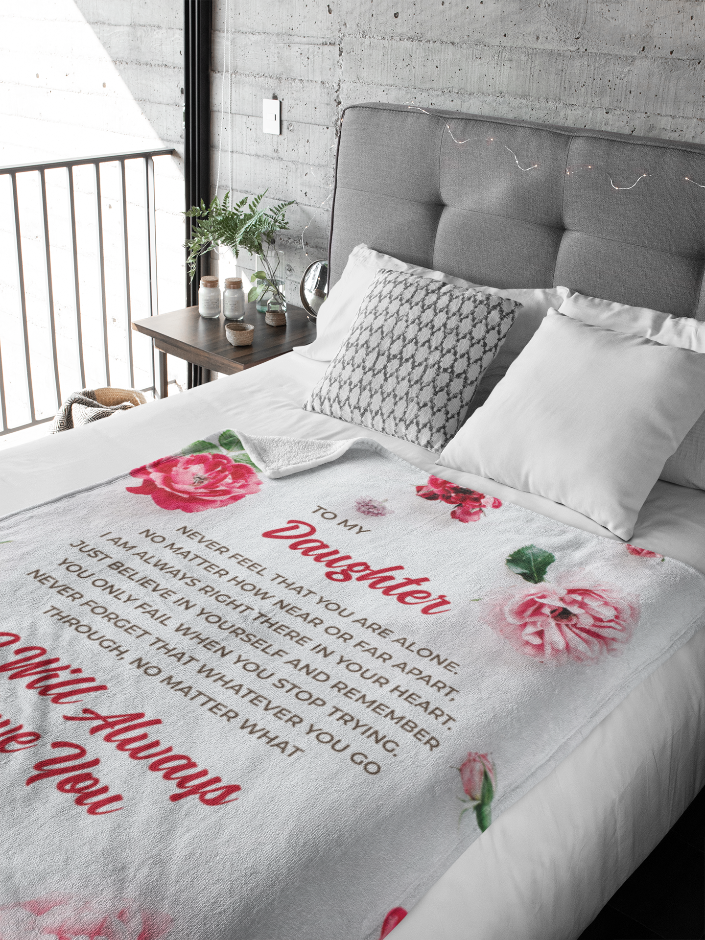 To My Daughter Premium Blanket - 03