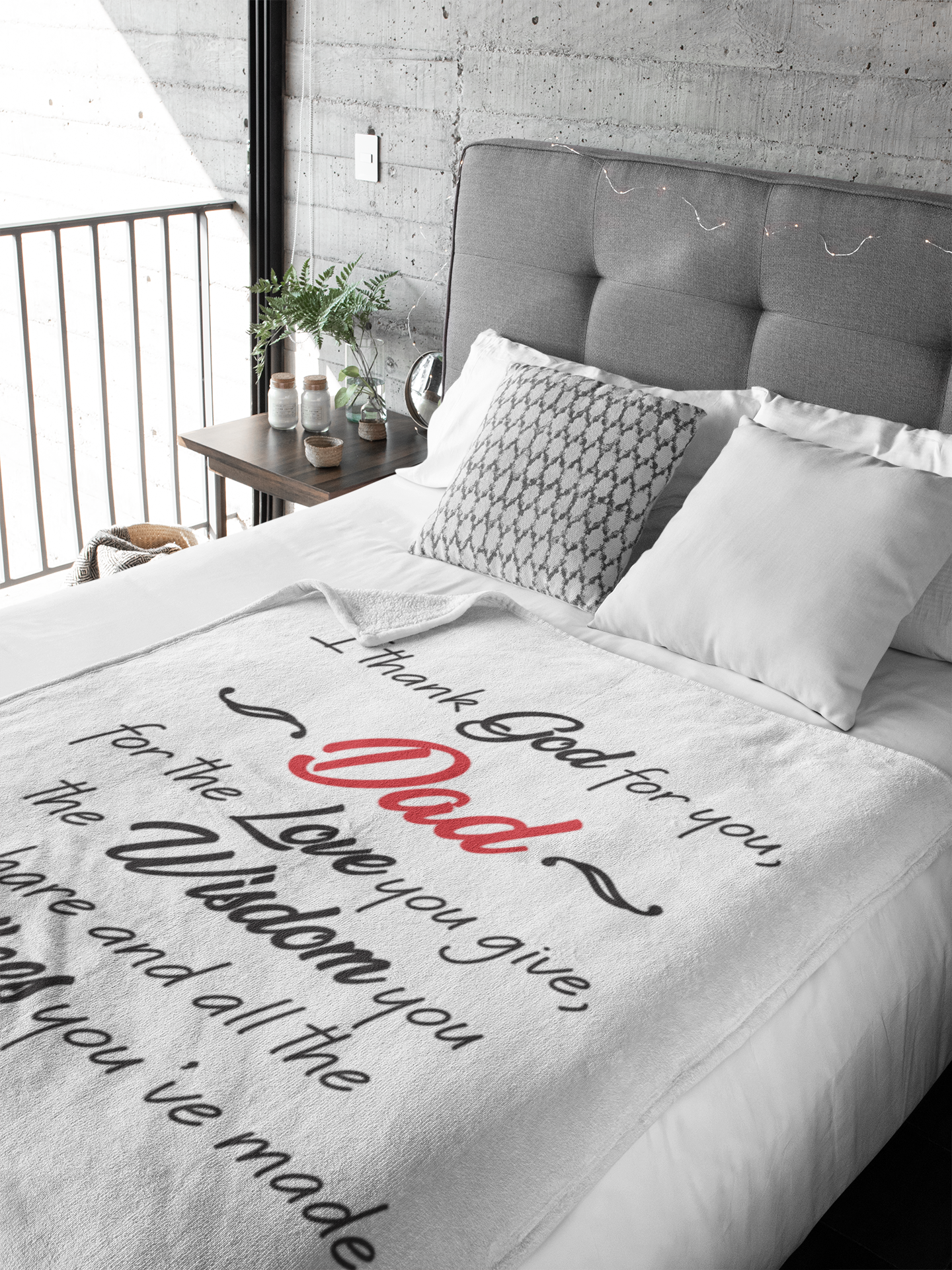 Dad Premium Fleece Blanket II
