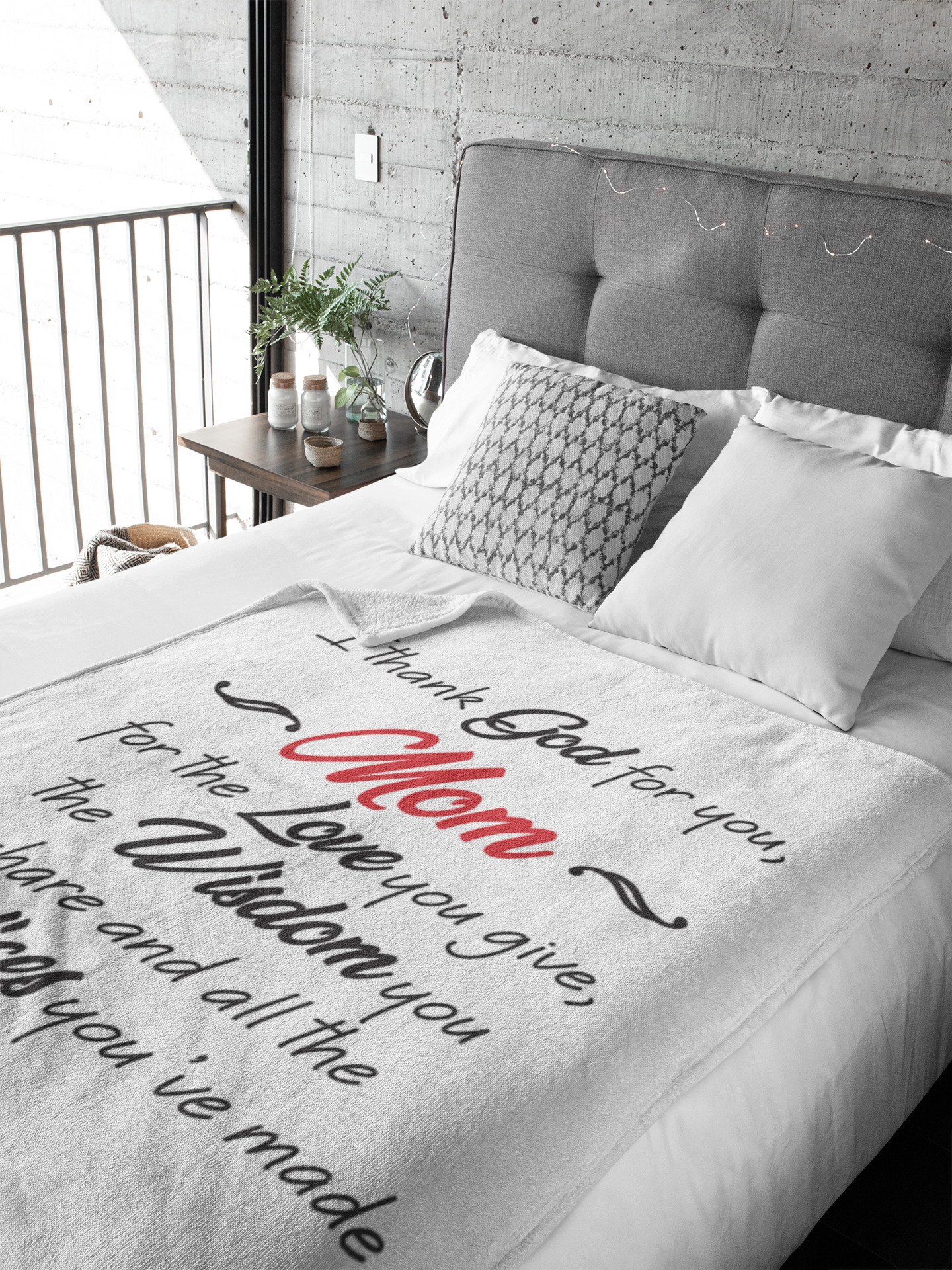 Mom Premium Fleece Blanket V