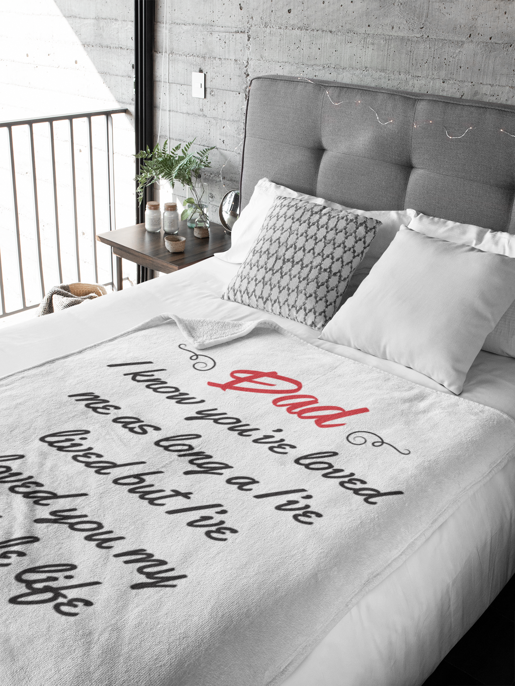Dad Premium Fleece Blanket III