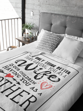 Load image into Gallery viewer, Wife Premium Fleece Blanket II
