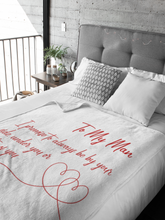 Load image into Gallery viewer, To My Man (Plain White Design) - Premium Blanket
