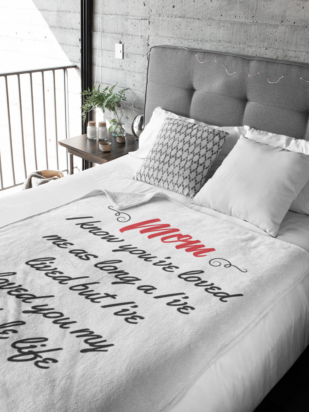 Mom Premium Fleece Blanket VI