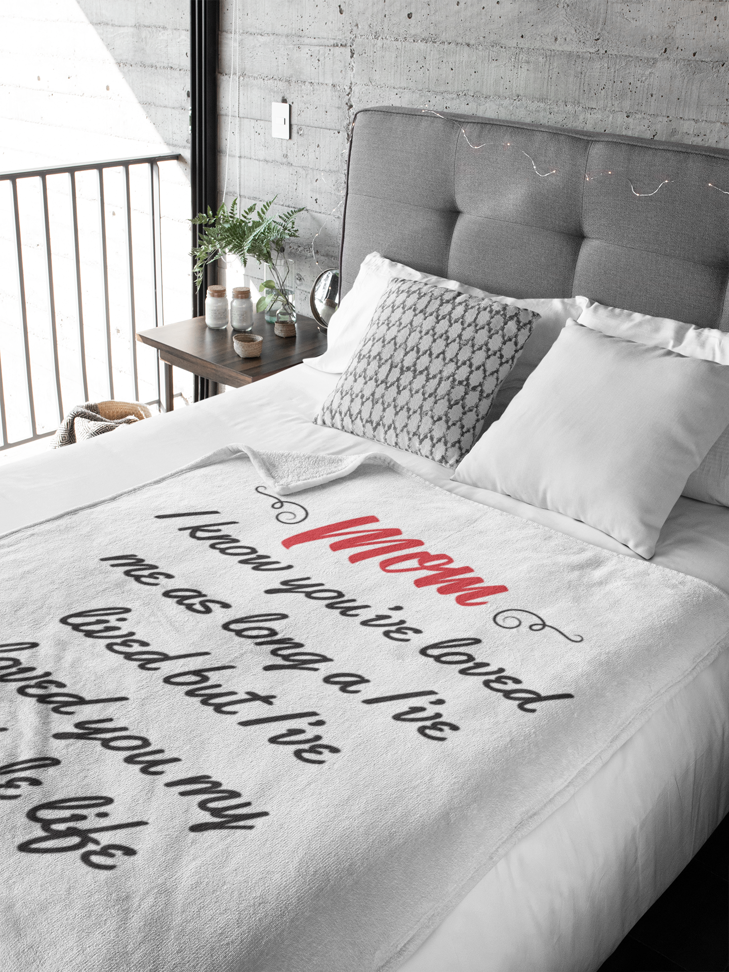 Mom Premium Fleece Blanket VI