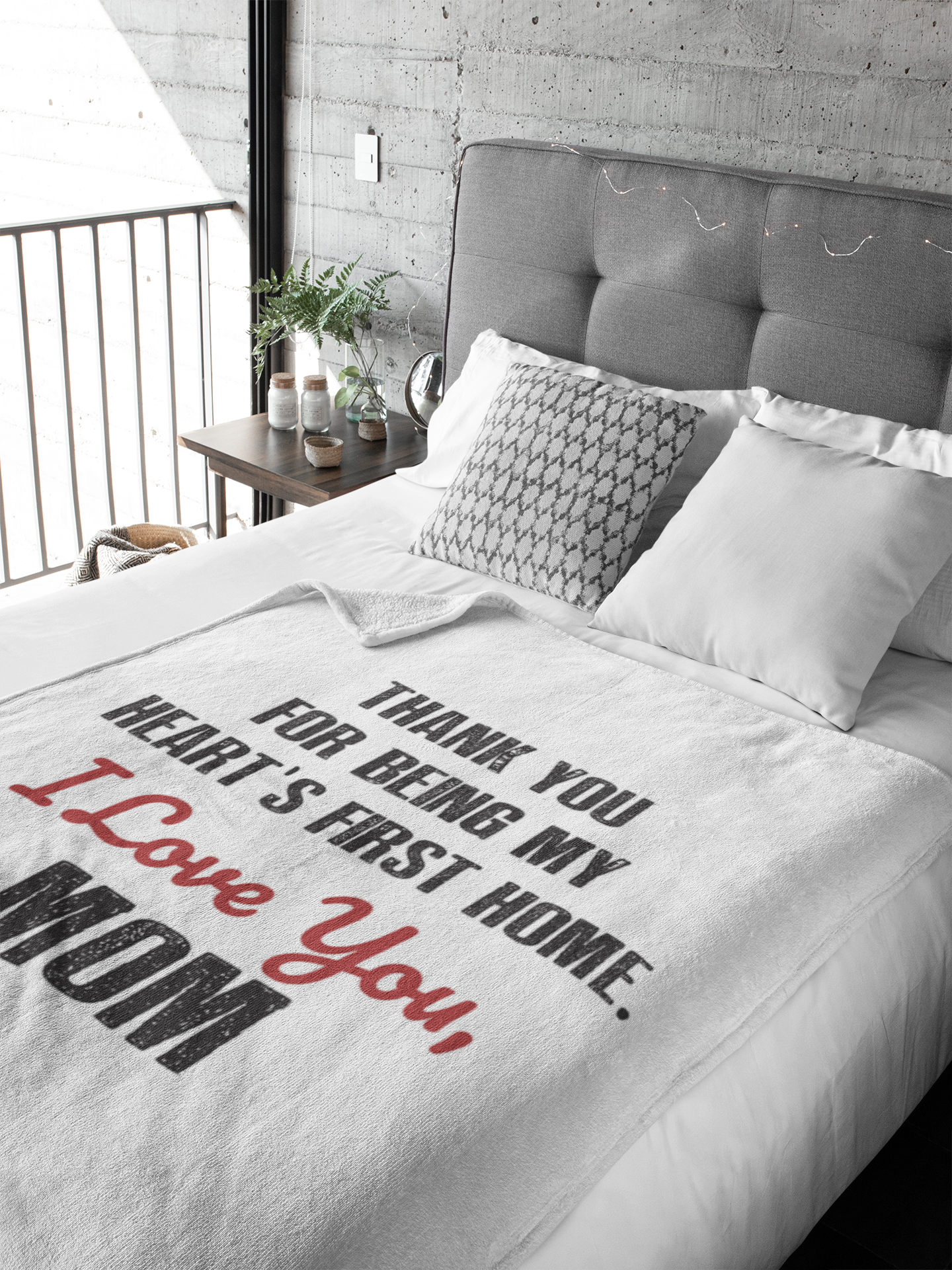 Mom Premium Fleece Blanket VIII