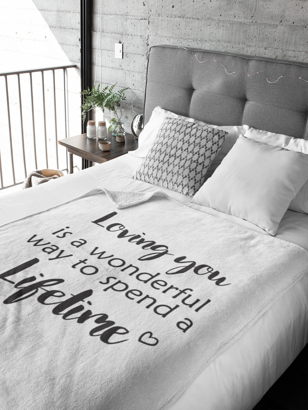 Loving you Premium Fleece Blanket