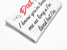 Load image into Gallery viewer, Dad Premium Fleece Blanket III
