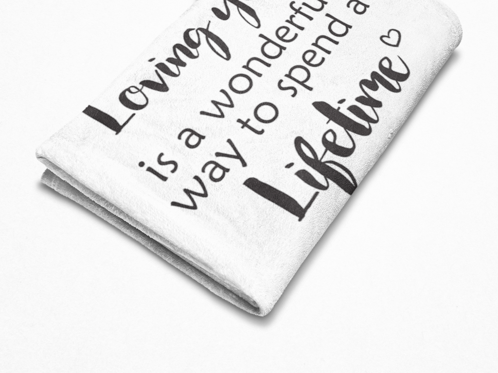 Loving you Premium Fleece Blanket
