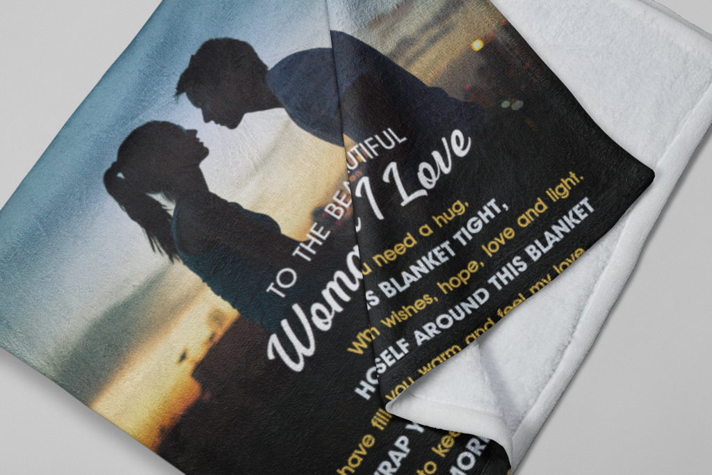 To the Woman I Love - Premium Blanket - BK