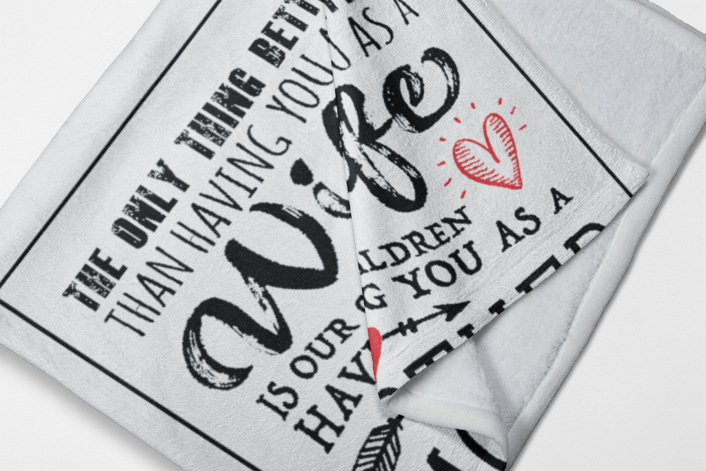 Wife Premium Fleece Blanket II