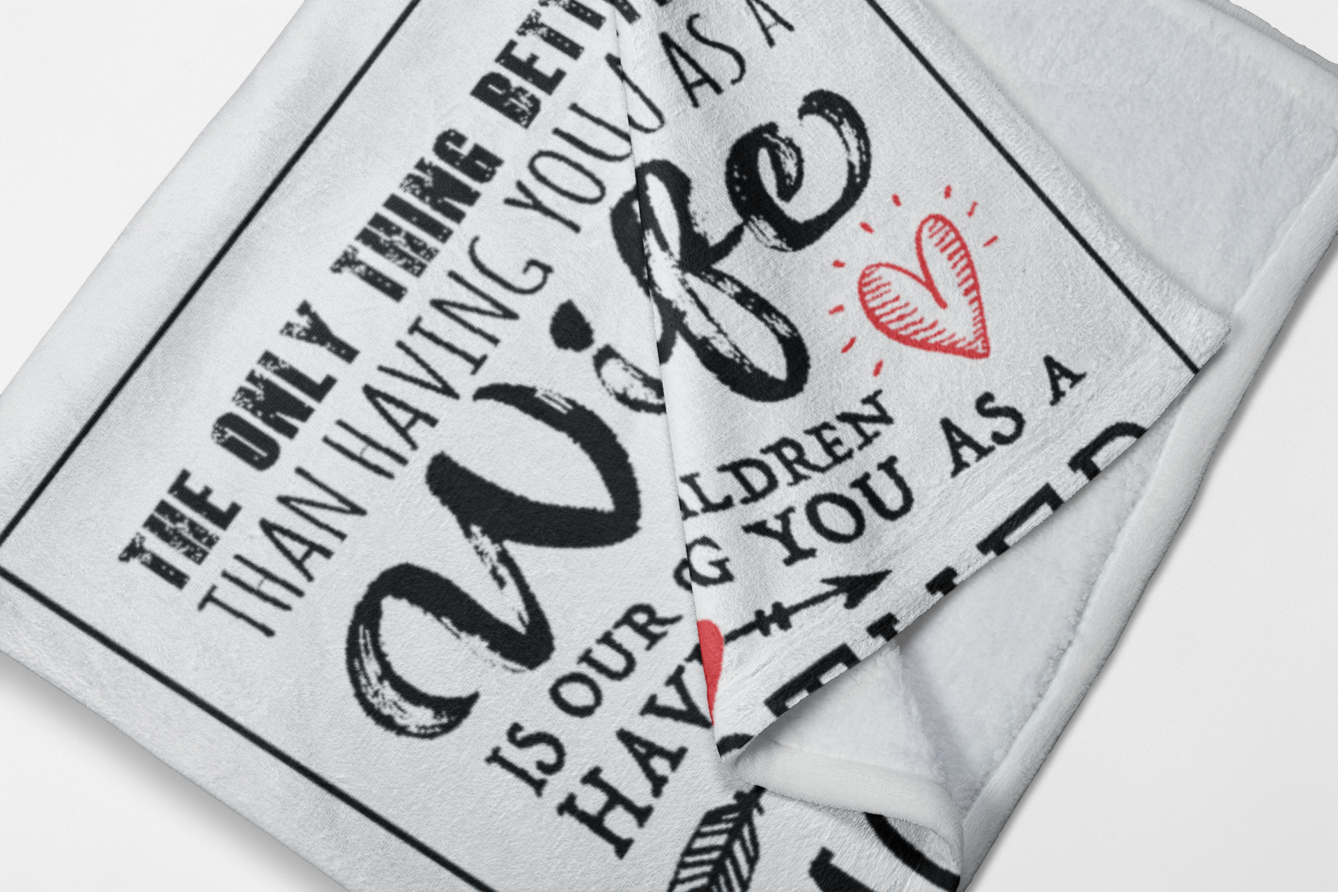 Wife Premium Fleece Blanket II