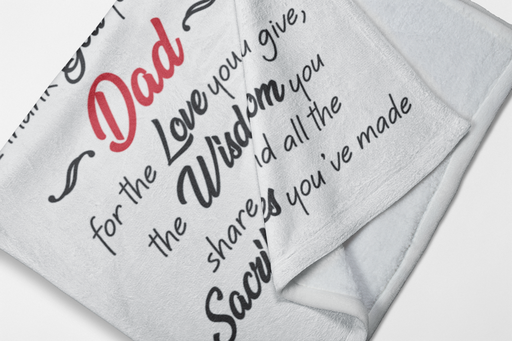 Dad Premium Fleece Blanket II