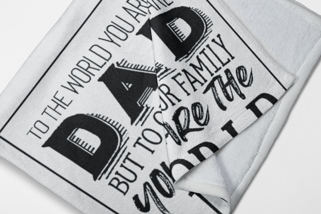 Dad Premium Fleece Blanket I
