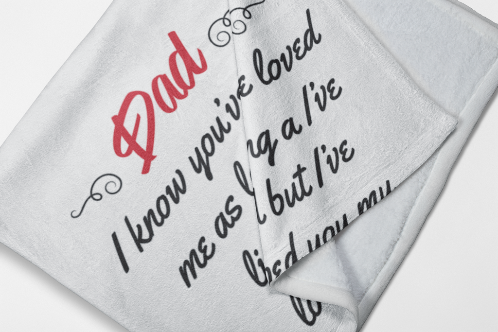 Dad Premium Fleece Blanket III