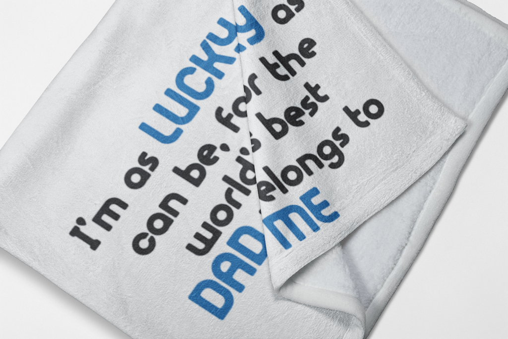 Dad Premium Fleece Blanket IV