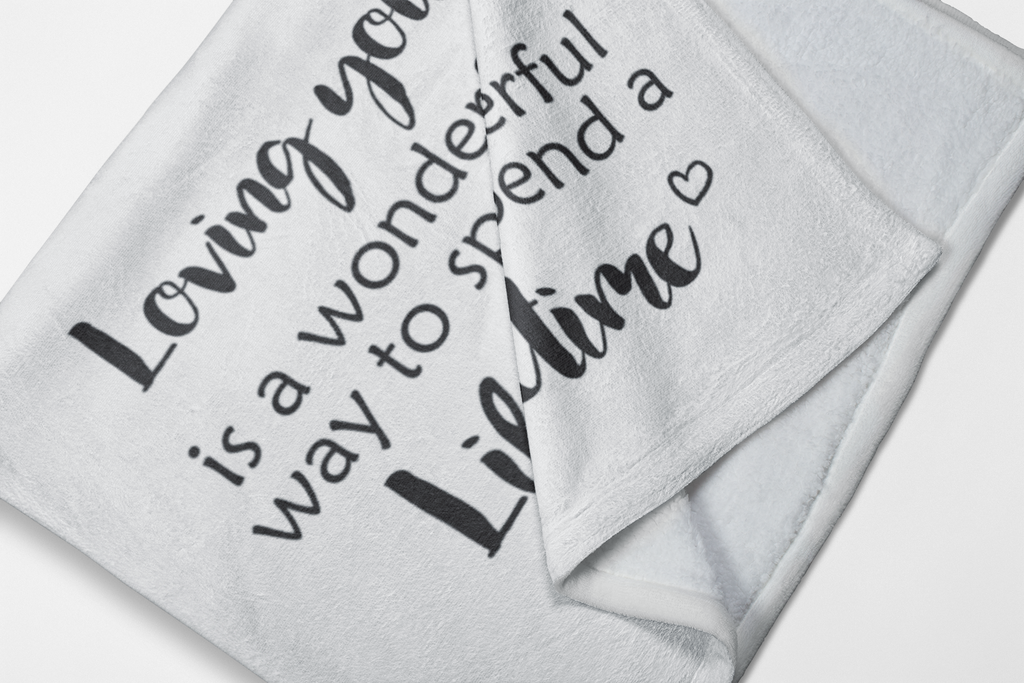 Loving you Premium Fleece Blanket