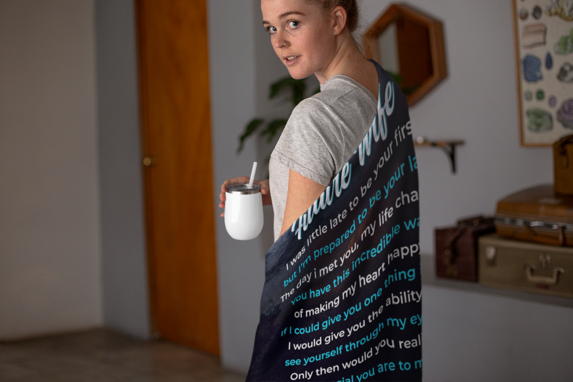 To my Future Wife - Premium Blanket BK
