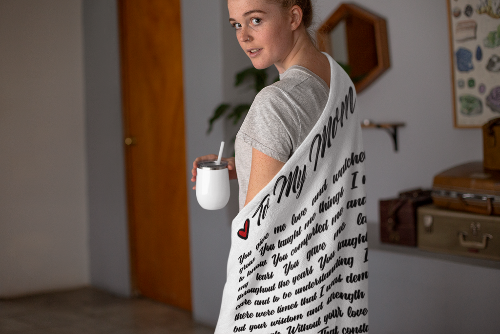 Mom Premium Fleece Blanket IV