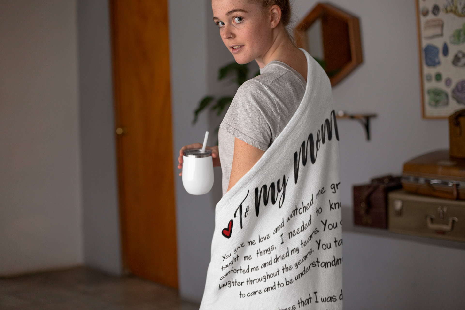Mom Premium Fleece Blanket III