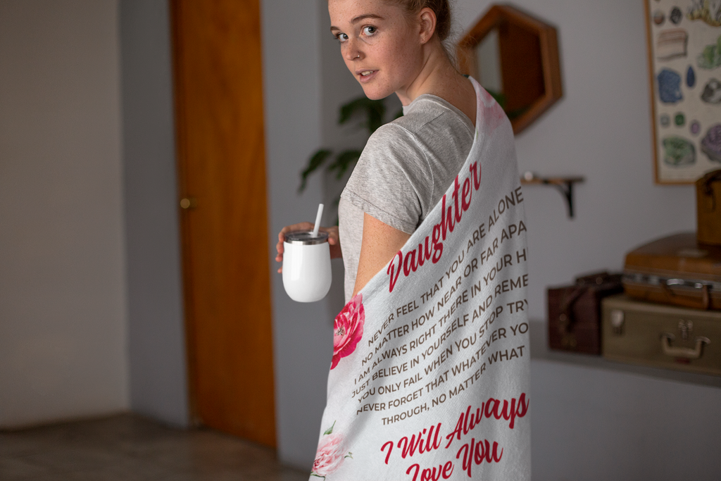 To My Daughter Premium Blanket - 03