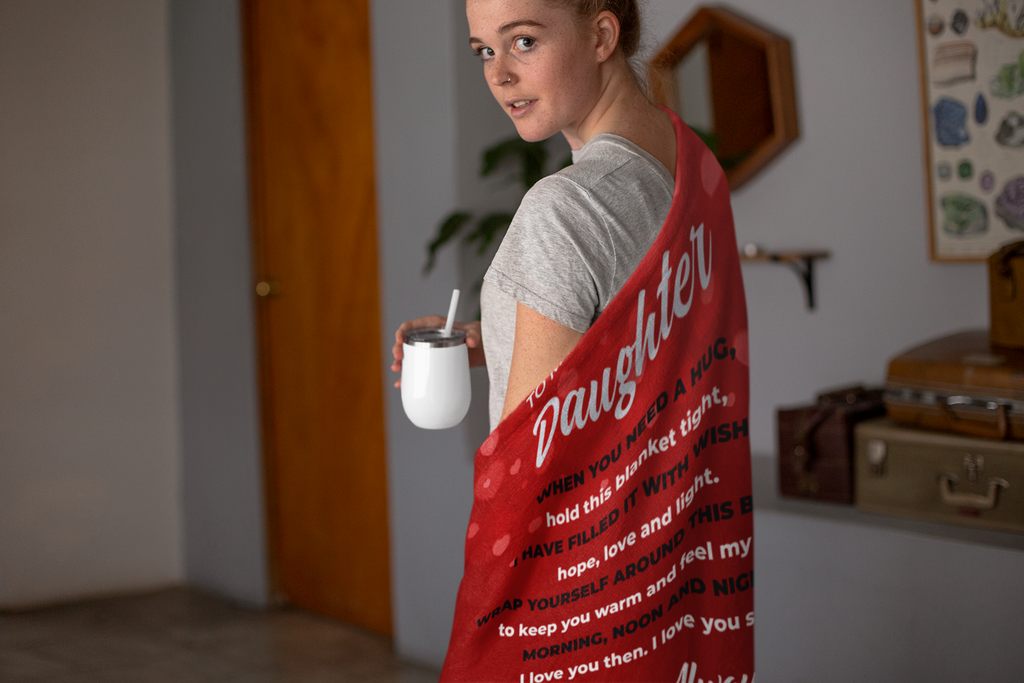 To My Daughter Premium Blanket - 01