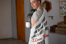 Load image into Gallery viewer, Dad Premium Fleece Blanket V
