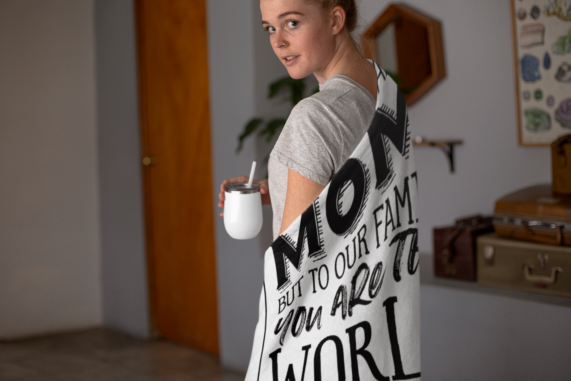Mom Premium Fleece Blanket I