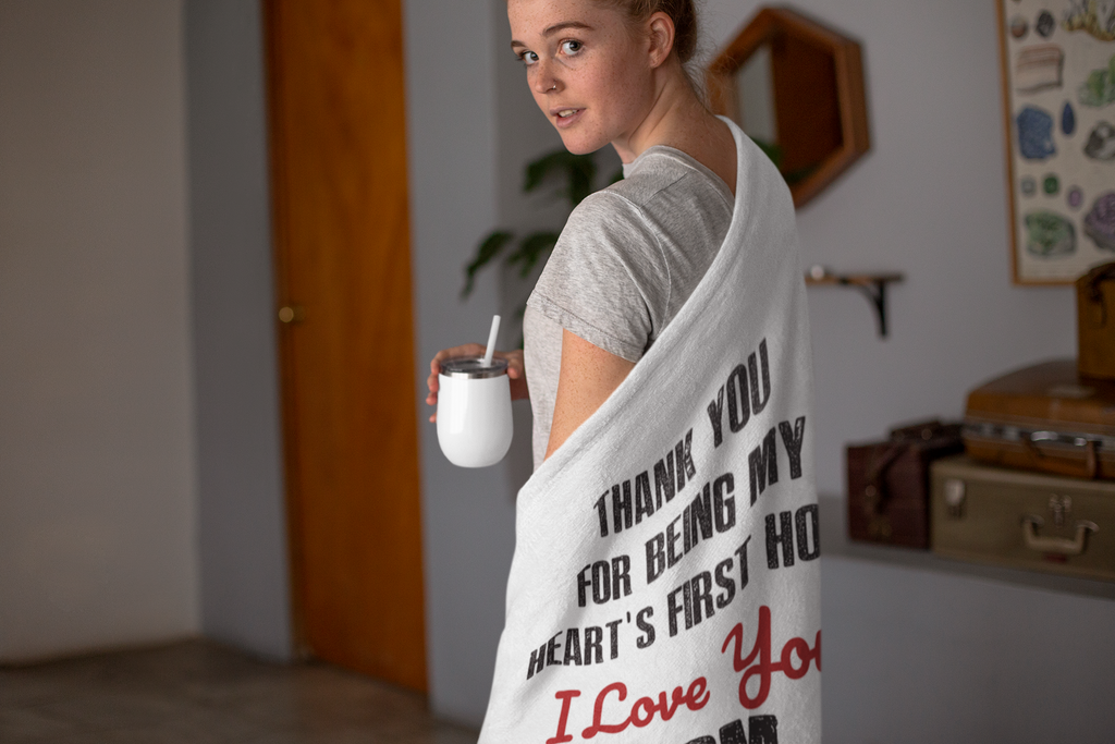 Mom Premium Fleece Blanket VIII