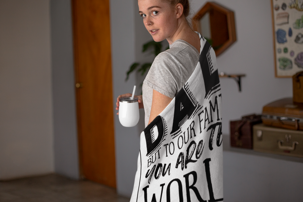 Dad Premium Fleece Blanket I