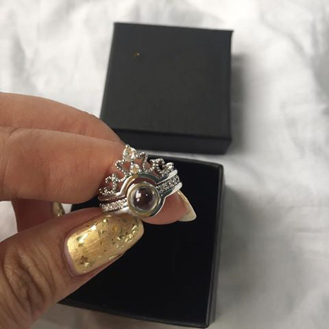 100 ILY - Nano Micro Carving Ring